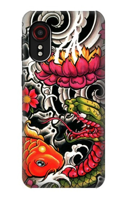 S0605 Yakuza Tattoo Hülle Schutzhülle Taschen für Samsung Galaxy Xcover 5