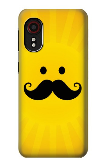 S1145 Yellow Mustache Sun Hülle Schutzhülle Taschen für Samsung Galaxy Xcover 5