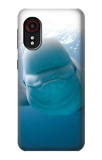 S1801 Beluga Whale Smile Whale Hülle Schutzhülle Taschen für Samsung Galaxy Xcover 5