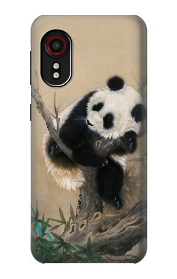 S2210 Panda Fluffy Art Painting Hülle Schutzhülle Taschen für Samsung Galaxy Xcover 5