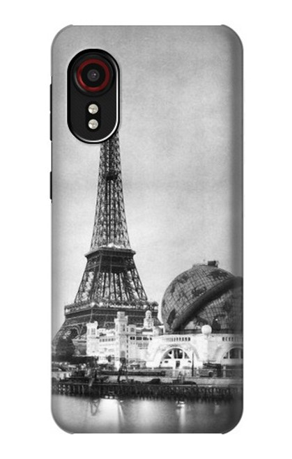 S2350 Old Paris Eiffel Tower Hülle Schutzhülle Taschen für Samsung Galaxy Xcover 5