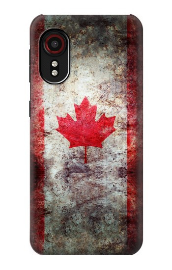 S2490 Canada Maple Leaf Flag Texture Hülle Schutzhülle Taschen für Samsung Galaxy Xcover 5