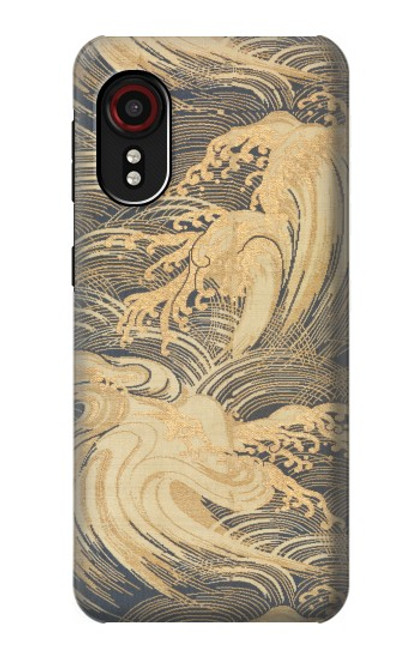 S2680 Japan Art Obi With Stylized Waves Hülle Schutzhülle Taschen für Samsung Galaxy Xcover 5
