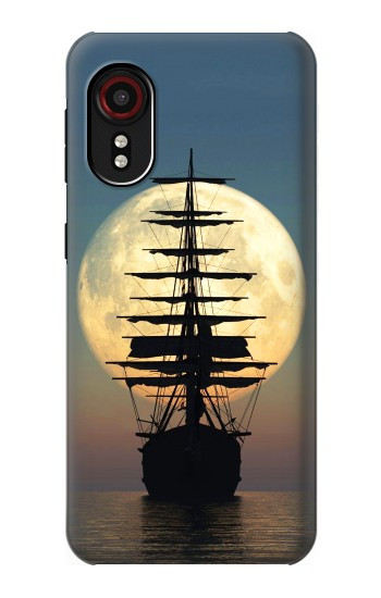 S2897 Pirate Ship Moon Night Hülle Schutzhülle Taschen für Samsung Galaxy Xcover 5