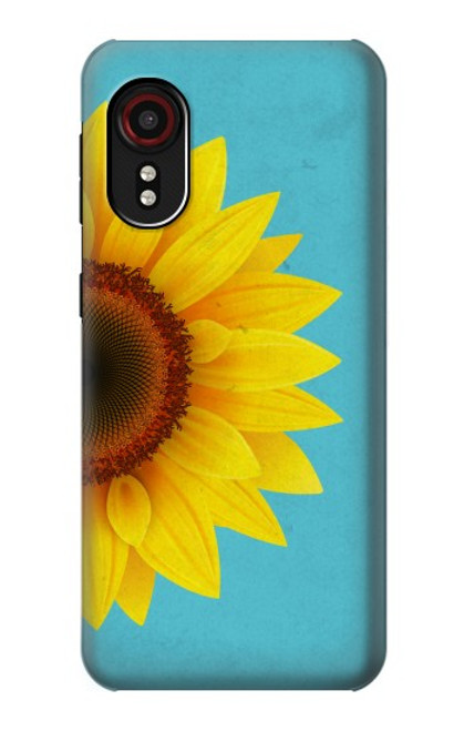 S3039 Vintage Sunflower Blue Hülle Schutzhülle Taschen für Samsung Galaxy Xcover 5