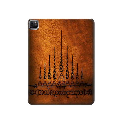 S2252 Gao Yord 9 Spires of Protection Tattoo Hülle Schutzhülle Taschen für iPad Pro 12.9 (2022, 2021, 2020, 2018), iPad Air 13 (2025, 2024)