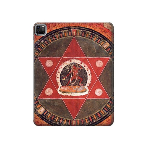 S2464 Tibetan Mandala of the Naropa Tradition Hülle Schutzhülle Taschen für iPad Pro 12.9 (2022, 2021, 2020, 2018), iPad Air 13 (2025, 2024)