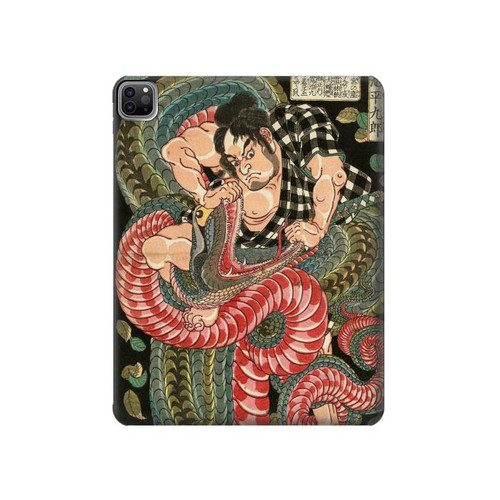 S2469 108 Heroes of Suikoden Saginoike Heikuro Hülle Schutzhülle Taschen für iPad Pro 12.9 (2022, 2021, 2020, 2018), iPad Air 13 (2025, 2024)