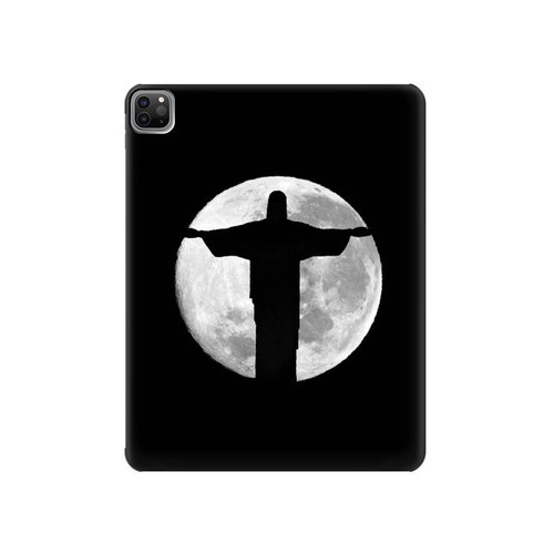 S2511 Jesus Statue Christ Rio de Janeiro Hülle Schutzhülle Taschen für iPad Pro 12.9 (2022, 2021, 2020, 2018), iPad Air 13 (2025, 2024)