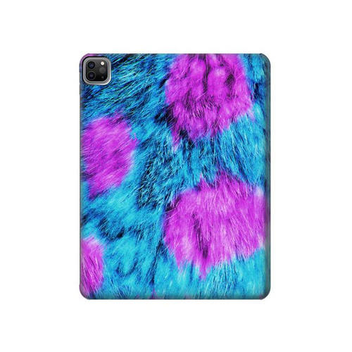 S2757 Monster Fur Skin Pattern Graphic Hülle Schutzhülle Taschen für iPad Pro 12.9 (2022, 2021, 2020, 2018), iPad Air 13 (2025, 2024)