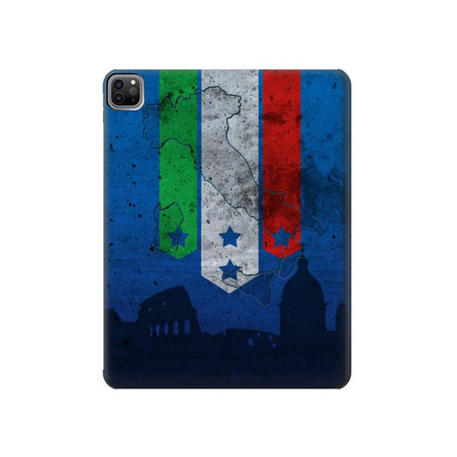 S2983 Italy Football Soccer Hülle Schutzhülle Taschen für iPad Pro 12.9 (2022, 2021, 2020, 2018), iPad Air 13 (2025, 2024)