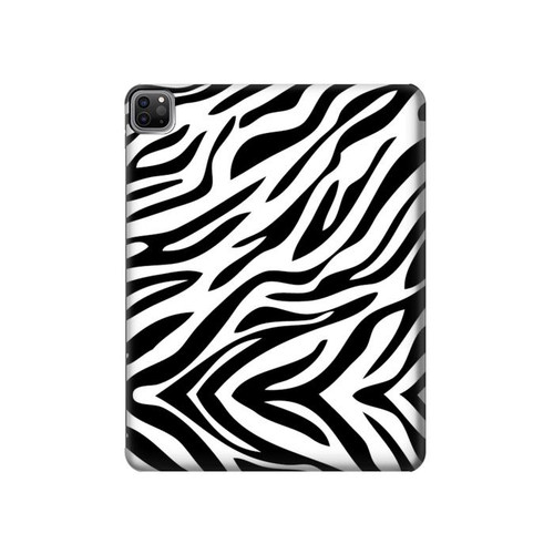 S3056 Zebra Skin Texture Graphic Printed Hülle Schutzhülle Taschen für iPad Pro 12.9 (2022, 2021, 2020, 2018), iPad Air 13 (2025, 2024)