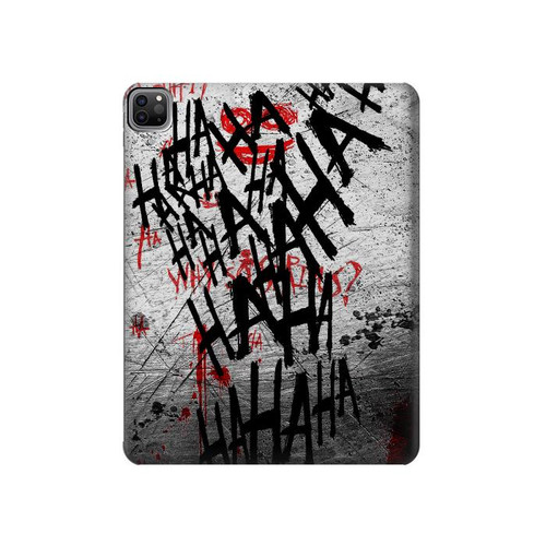 S3073 Joker Hahaha Blood Splash Hülle Schutzhülle Taschen für iPad Pro 12.9 (2022, 2021, 2020, 2018), iPad Air 13 (2025, 2024)