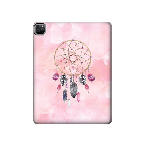 S3094 Dreamcatcher Watercolor Painting Hülle Schutzhülle Taschen für iPad Pro 12.9 (2022, 2021, 2020, 2018), iPad Air 13 (2025, 2024)