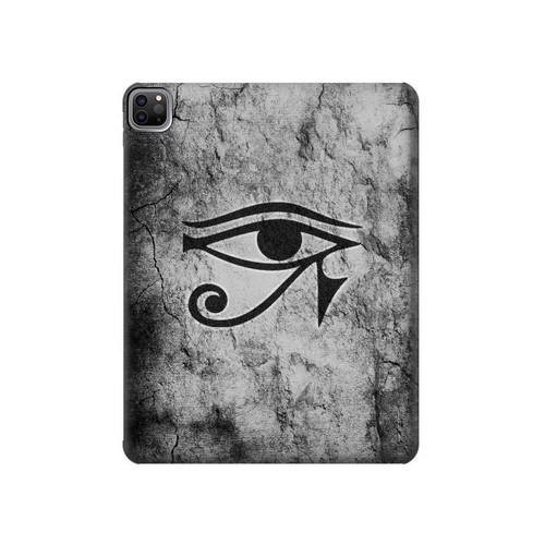 S3108 Ancient Egyptian Sun Eye Of Horus Hülle Schutzhülle Taschen für iPad Pro 12.9 (2022, 2021, 2020, 2018), iPad Air 13 (2025, 2024)