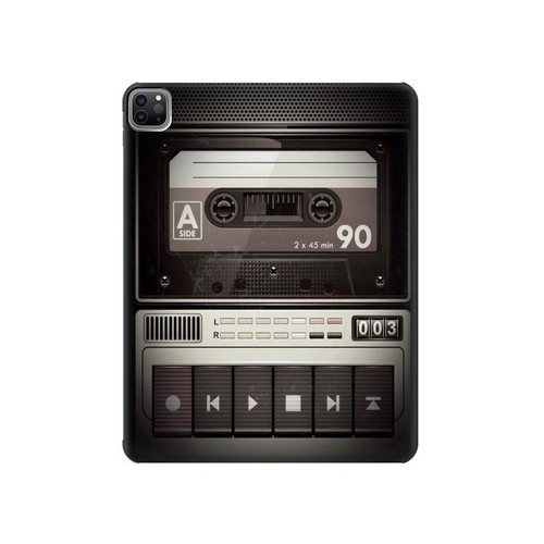 S3501 Vintage Cassette Player Hülle Schutzhülle Taschen für iPad Pro 12.9 (2022,2021,2020,2018, 3rd, 4th, 5th, 6th)