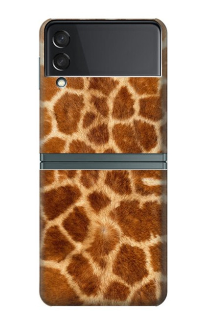 S0422 Giraffe Skin Case For Samsung Galaxy Z Flip 3 5G