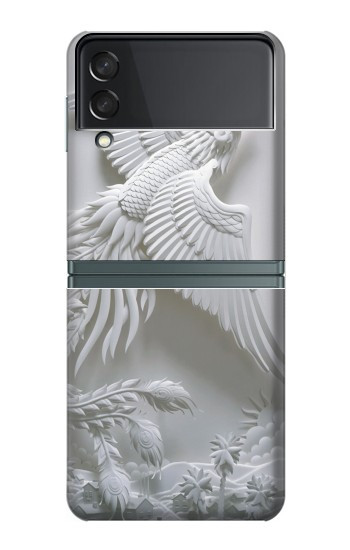 S0516 Phoenix Carving Case For Samsung Galaxy Z Flip 3 5G