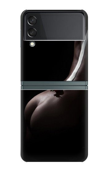 S0546 Sexy Cream Strawberry Case For Samsung Galaxy Z Flip 3 5G