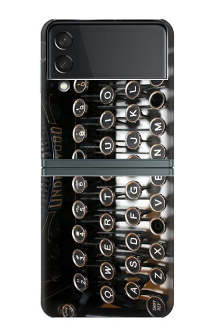 S0620 Typewriter Case For Samsung Galaxy Z Flip 3 5G