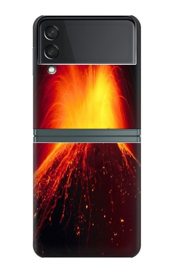 S0745 Volcano Lava Case For Samsung Galaxy Z Flip 3 5G