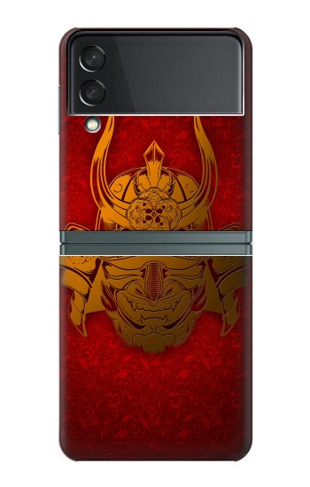 S0820 Samurai Mask Helmet Case For Samsung Galaxy Z Flip 3 5G