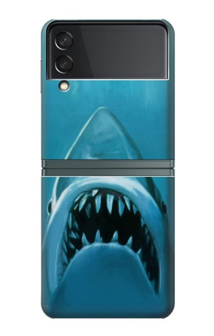 S0830 White Shark Case For Samsung Galaxy Z Flip 3 5G S0830 White Shark Case For Samsung Galaxy Z Flip 3 5G