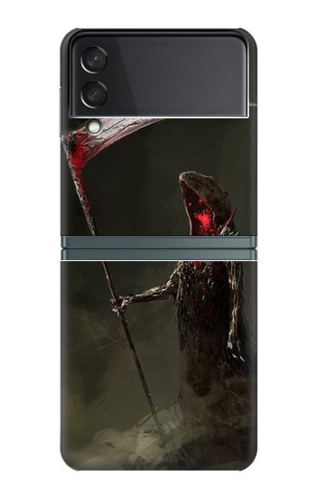 S1319 Grim Reaper Death Scythe Case For Samsung Galaxy Z Flip 3 5G