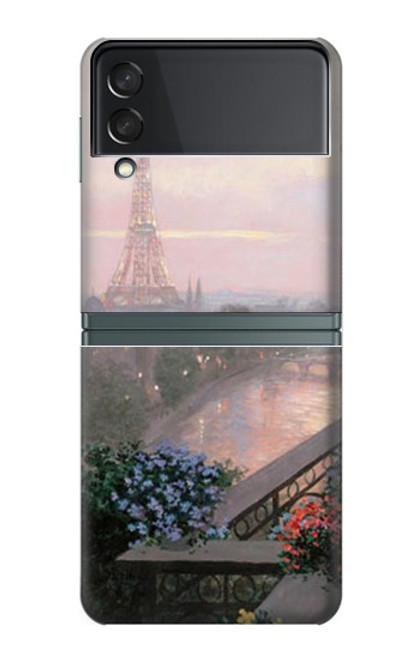 S1443 Terrace in Paris Eifel Case For Samsung Galaxy Z Flip 3 5G