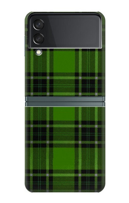 S2373 Tartan Green Pattern Case For Samsung Galaxy Z Flip 3 5G