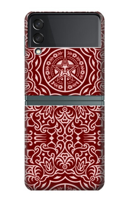 S3556 Yen Pattern Case For Samsung Galaxy Z Flip 3 5G