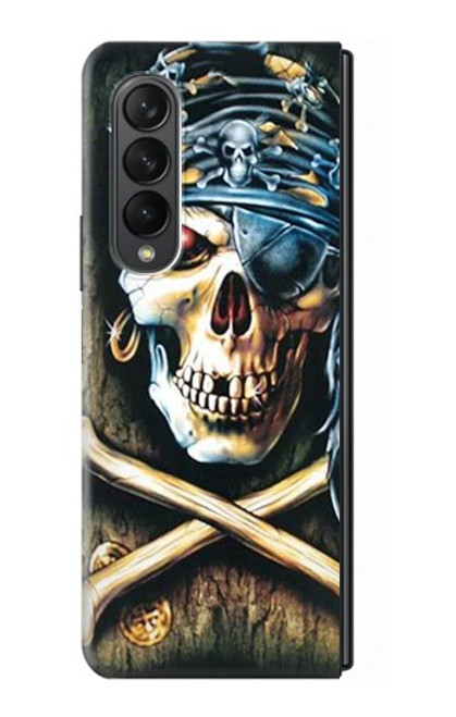 S0151 Pirate Skull Punk Rock Case For Samsung Galaxy Z Fold 3 5G
