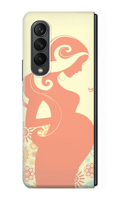 S0815 Pregnant Art Case For Samsung Galaxy Z Fold 3 5G