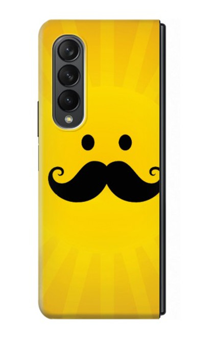 S1145 Yellow Mustache Sun Case For Samsung Galaxy Z Fold 3 5G