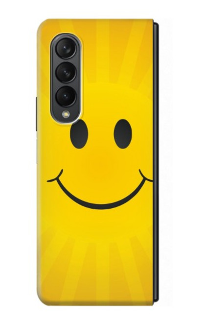 S1146 Yellow Sun Smile Case For Samsung Galaxy Z Fold 3 5G