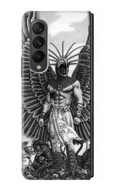 S1235 Aztec Warrior Case For Samsung Galaxy Z Fold 3 5G