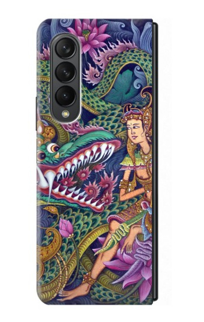 S1240 Bali Painting Case For Samsung Galaxy Z Fold 3 5G