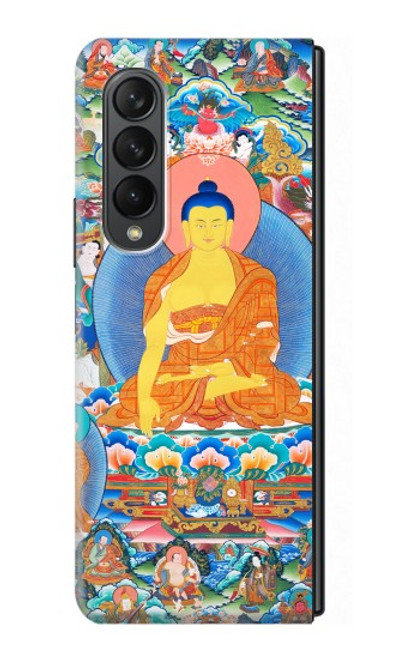 S1256 Buddha Paint Case For Samsung Galaxy Z Fold 3 5G