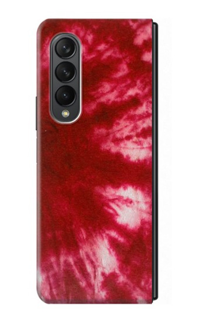 S2480 Tie Dye Red Case For Samsung Galaxy Z Fold 3 5G