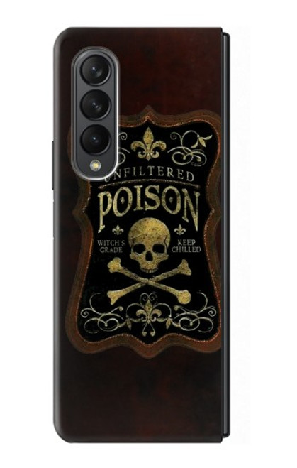 S2649 Unfiltered Poison Vintage Glass Bottle Case For Samsung Galaxy Z Fold 3 5G