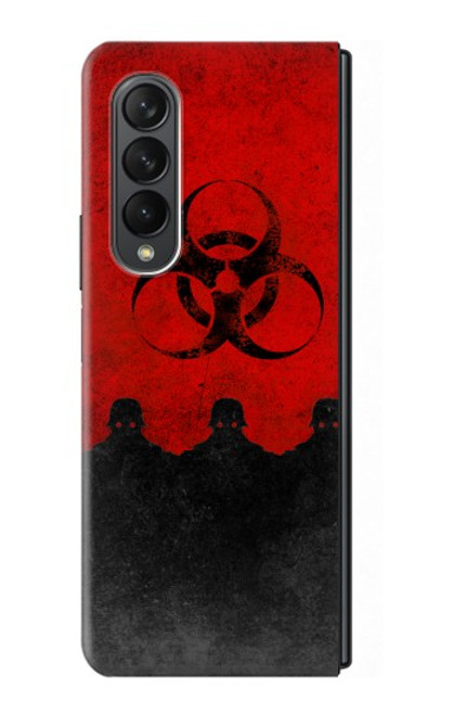 S2917 Biohazards Virus Red Alert Case For Samsung Galaxy Z Fold 3 5G