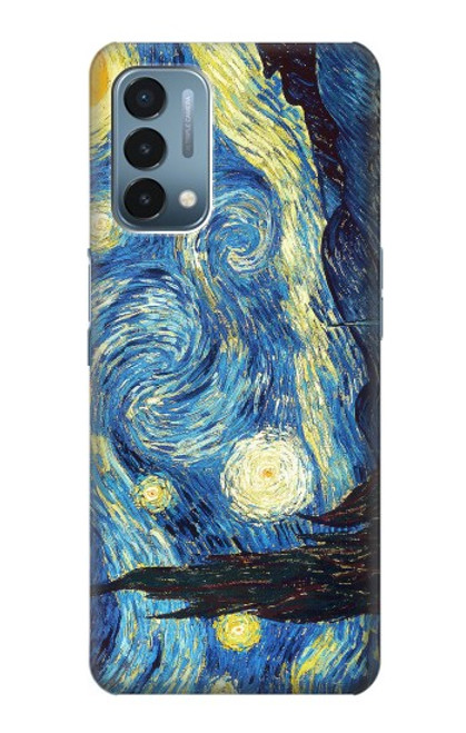 S0213 Van Gogh Starry Nights Hülle Schutzhülle Taschen für OnePlus Nord N200 5G