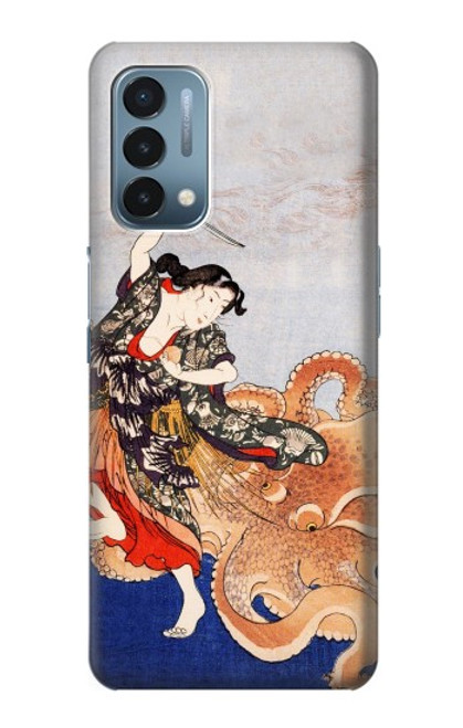 S2496 Japan Art Utagawa Kuniyoshi Tamatori Hülle Schutzhülle Taschen für OnePlus Nord N200 5G