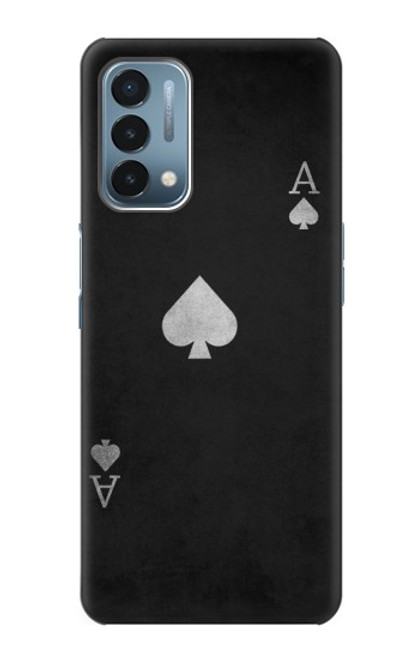 S3152 Black Ace of Spade Hülle Schutzhülle Taschen für OnePlus Nord N200 5G