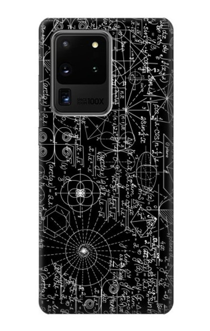 S3808 Mathematics Blackboard Hülle Schutzhülle Taschen für Samsung Galaxy S20 Ultra