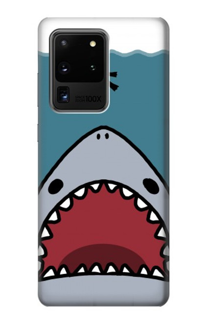 S3825 Cartoon Shark Sea Diving Hülle Schutzhülle Taschen für Samsung Galaxy S20 Ultra