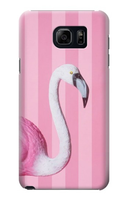 S3805 Flamingo Pink Pastel Hülle Schutzhülle Taschen für Samsung Galaxy S6 Edge Plus