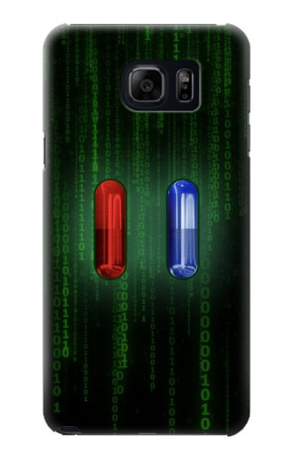 S3816 Red Pill Blue Pill Capsule Hülle Schutzhülle Taschen für Samsung Galaxy S6 Edge Plus