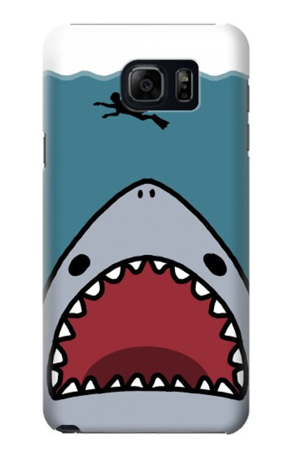 S3825 Cartoon Shark Sea Diving Hülle Schutzhülle Taschen für Samsung Galaxy S6 Edge Plus