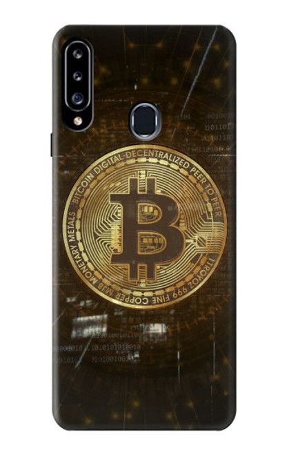 S3798 Cryptocurrency Bitcoin Hülle Schutzhülle Taschen für Samsung Galaxy A20s